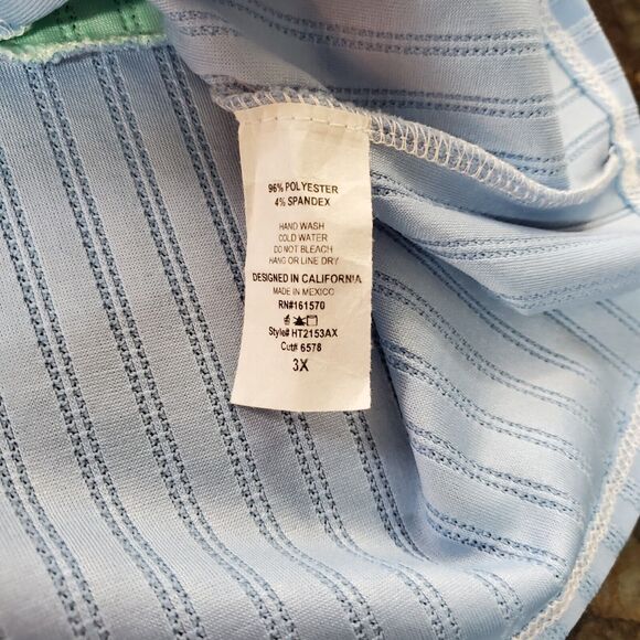 Haptics by Holly Harper Women's Colorblock Top 3X NWOT Lightweight‎ Long Sleeve - Picture 9 of 16